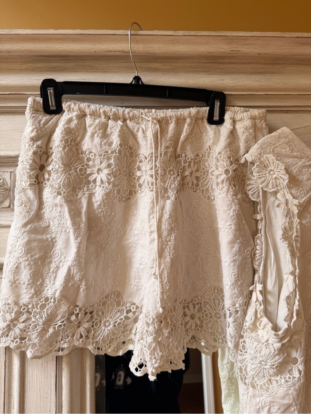 Free People Lace Ashtin Set Ivory Sz MD - Picture 7 of 12